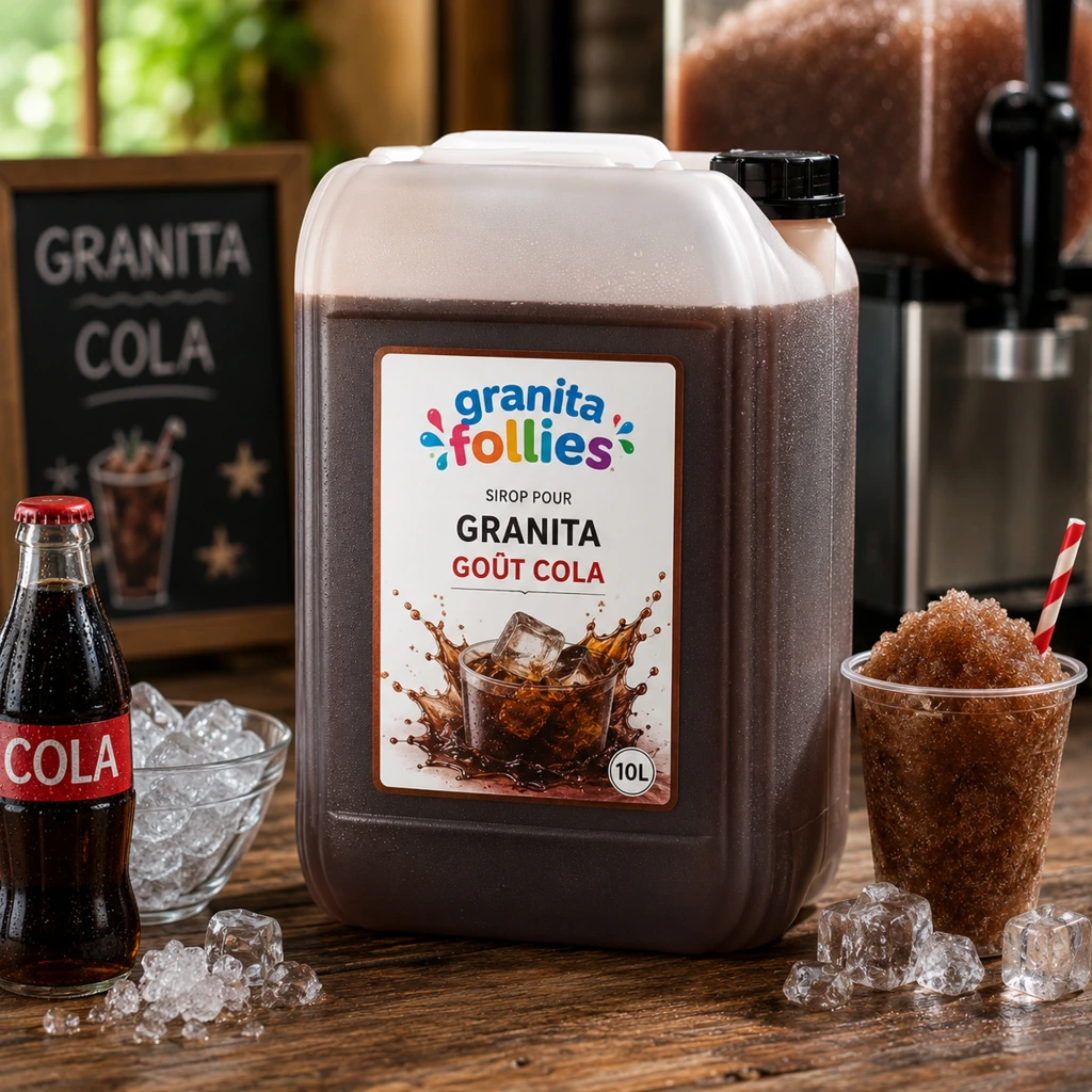 Sirop à Granita RTU 9L - Goût Cola