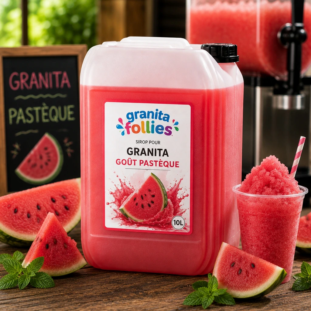 Sirop à Granita RTU 9L - Goût Pastèque