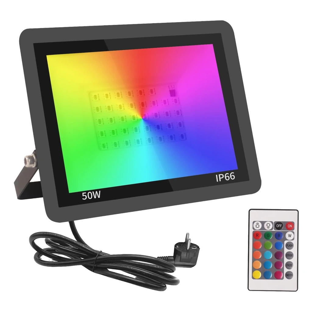 Projecteur LED rgb 50w