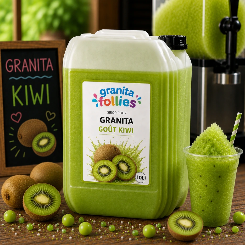 Sirop à Granita RTU 9L - Goût Kiwi